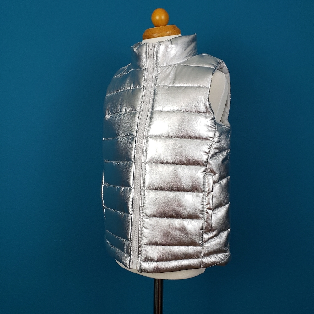 🆕️🎈😊 IDEOLOGY Little Girls Metallic Puffer Vest // (CHILD) // (NWT)